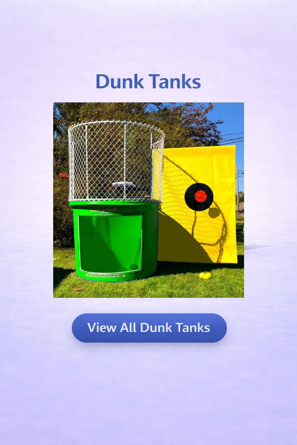 Dunk tank